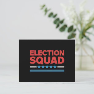 Postal Equipo Electoral Elecciones 2024 Demócrata Republi