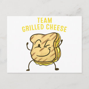 Postal Equipo genial regalo de queso a la parrilla divert