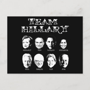Postal Equipo Hillary - Hillary Team