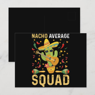 Postal Equipo Nacho Promedio Fiesta Mexicana Cinco De May