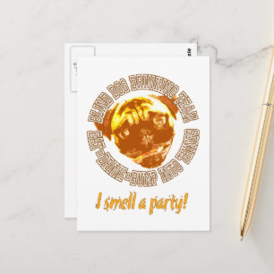 Postal Equipo para beber perro ciego vertical