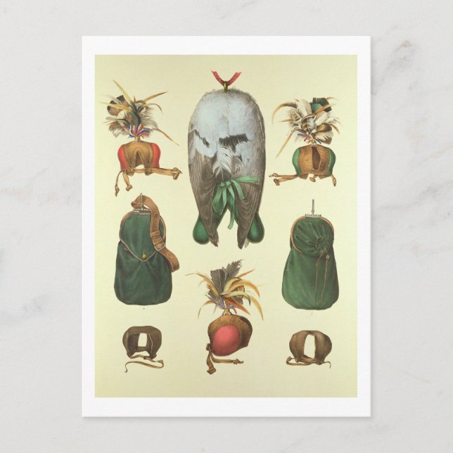 Postal Equipo para Falconry, de 'Traite de Fauconneri (Anverso)