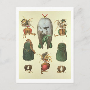 Postal Equipo para Falconry, de 'Traite de Fauconneri