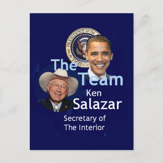 Postal Equipo Salazar Postcard (Anverso)