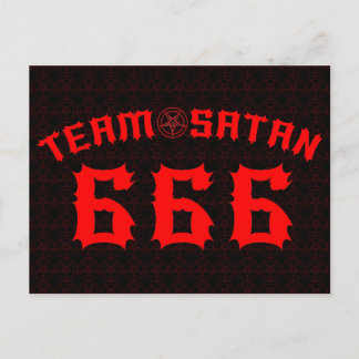 Postal Equipo Satan 666