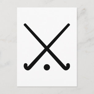 Postal Equipos de hockey Crossed Field