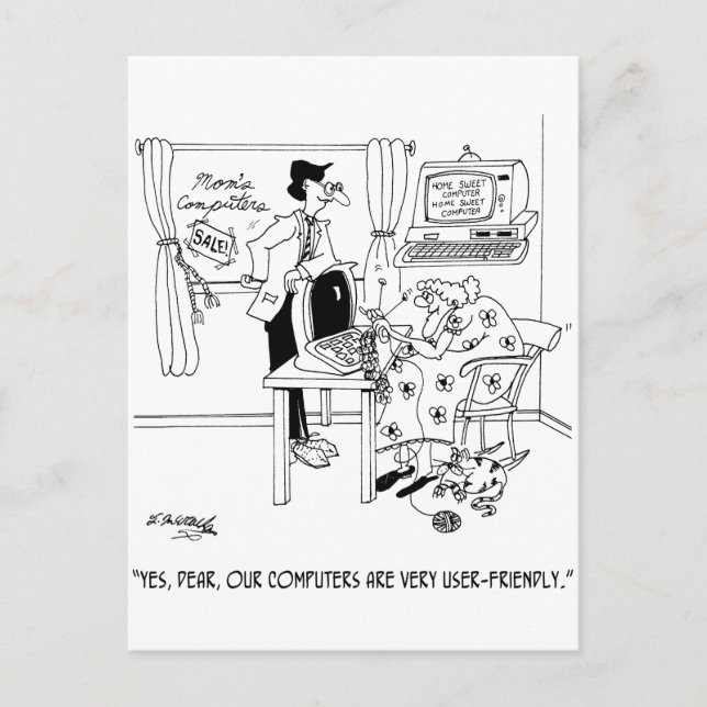 Postal Equipos muy fáciles de usar (Anverso)