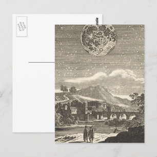 Postal Era Antigua Renacimiento Luna por Allain Mallet