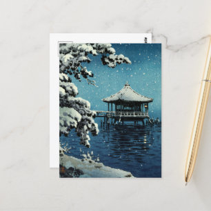Postal Era Showa, invierno por Tsuchiya Koitsu