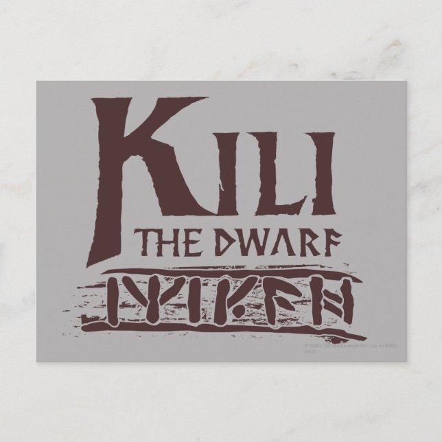 Postal Erebor - Kili Name (Anverso)