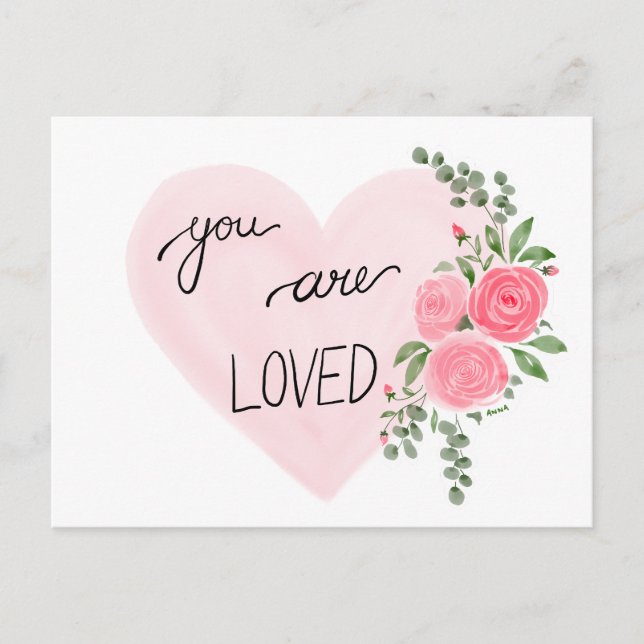 Postal Eres Amado (Anverso)