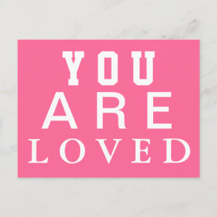 Postal Eres amado - Inspira - Motivar - Alentar