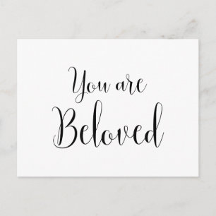 Postal Eres Amado, Mensaje Inspirador