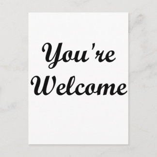 Postal Eres bienvenido