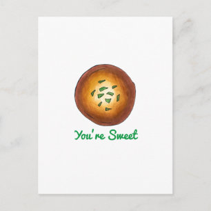 Postal Eres Dulce Dulces Indios Mithai Sweets Malpua Panq