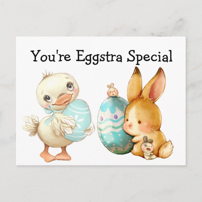 Postal Eres Eggstra Special (Anverso)