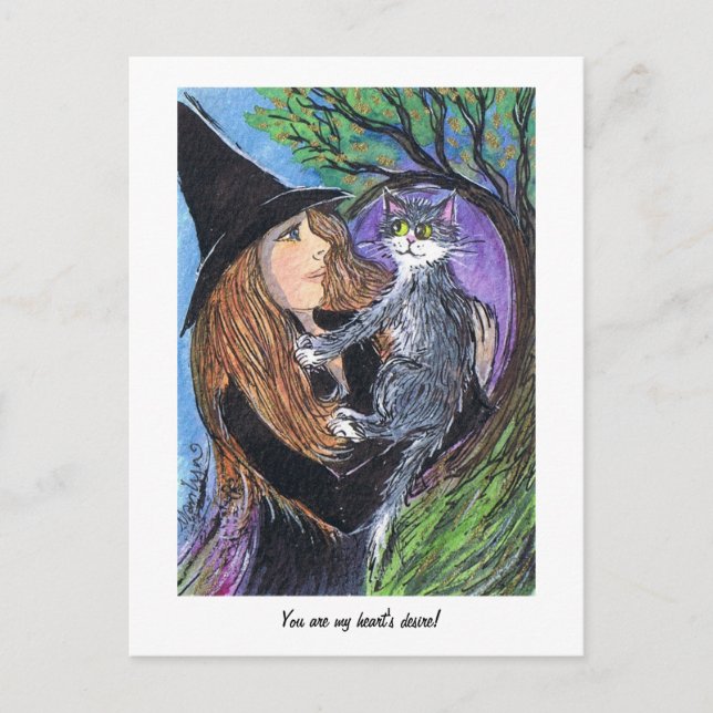 Postal ¡Eres el deseo de mi corazón! (Anverso)