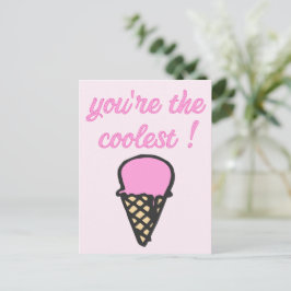 Postal ¡Eres el mejor! - Cono De Helado Cuto