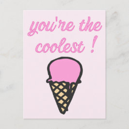 Postal ¡Eres el mejor! - Cono De Helado Cuto