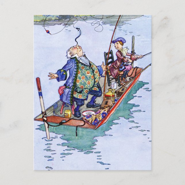 Postal Eres el viejo padre Wiliam de Alicia en el país de (Anverso)