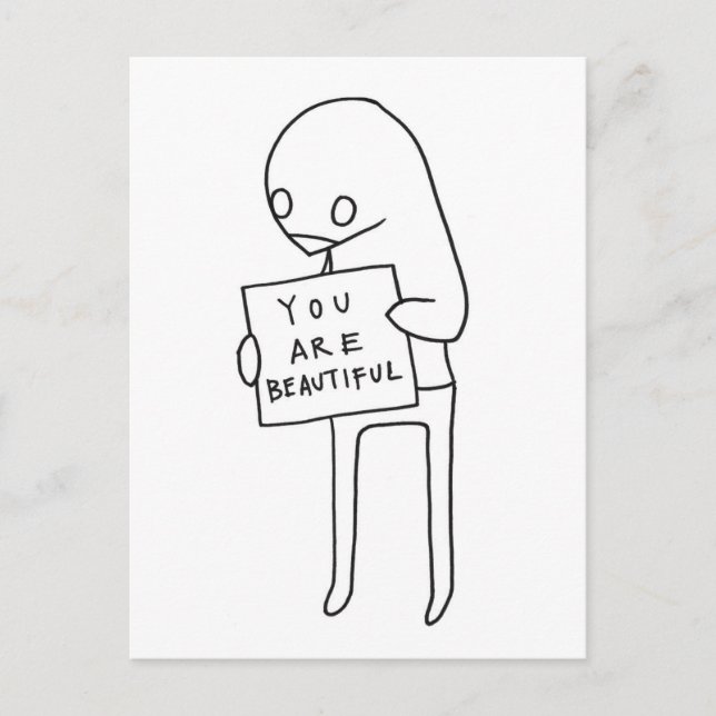 Postal eres hermosa (Anverso)