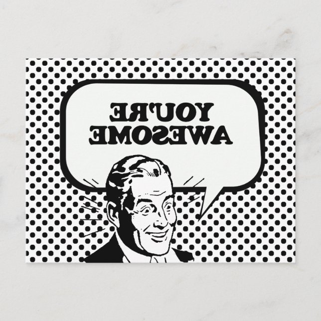 POSTAL ERES INCREÍBLE (Anverso)