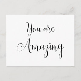 Postal Eres Increíble, Mensaje Inspirador