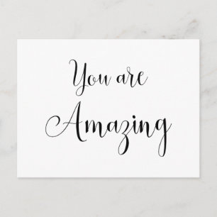 Postal Eres Increíble, Mensaje Inspirador