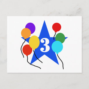 Postal Eres la camiseta y regalo de cumpleaños 3 de la Es