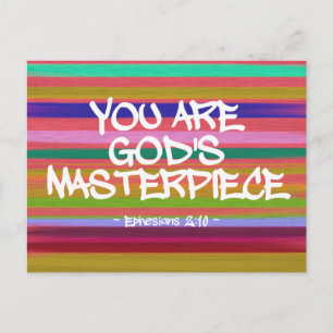 Postal Eres la obra maestra de los efesios de Dios