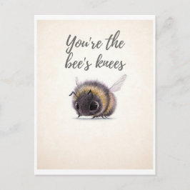 Postal Eres las rodillas de la abeja