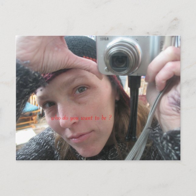 Postal ¿eres lo que quieres ser? (Anverso)