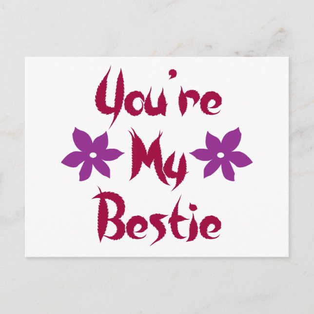 Postal Eres mi Bestie (Anverso)