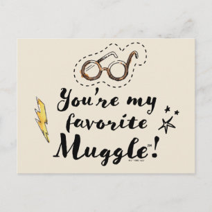 Postal Eres mi favorito Muggle™