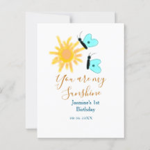 Eres mi naranja amarillo sol azul mariposa