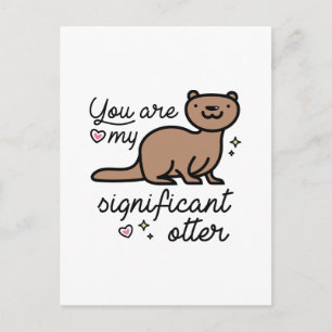 Postal Eres Mi Otter Significativo