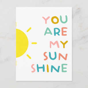 Postal Eres Mi Pastel De Sol