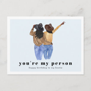Postal Eres mi persona   Cumpleaños de la mejor amiga