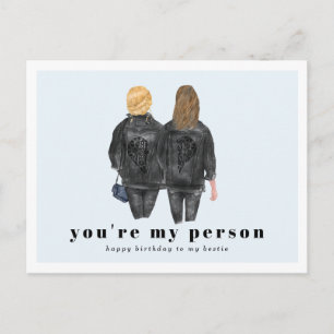 Postal Eres mi persona   Cumpleaños de mejor amiga