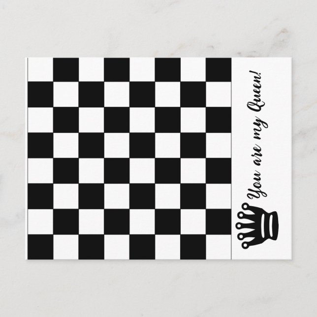 Postal ¡Eres mi reina! (Anverso)