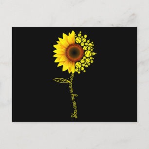 Postal Eres Mi Softbol Sunshine Sunflower