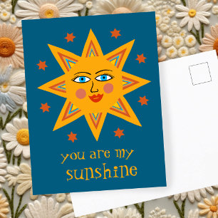Postal Eres mi Sol Alegre Sol PERSONALIZADO