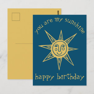 Postal Eres mi sol FELIZ CUMPLEAÑOS PERSONALIZADO