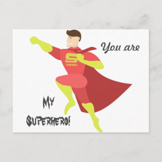 Postal Eres mi superhéroe