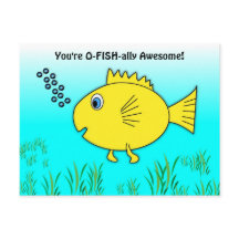 Eres O-Fish-ally Awesome Swimming Goldfish