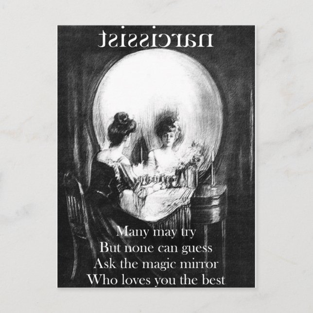 Postal Eres tan vanidoso. (Anverso)