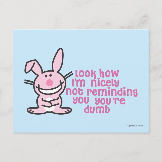 Postal Eres tonto (Anverso)