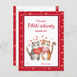 Postal Eres un elegante aula de San Valentín