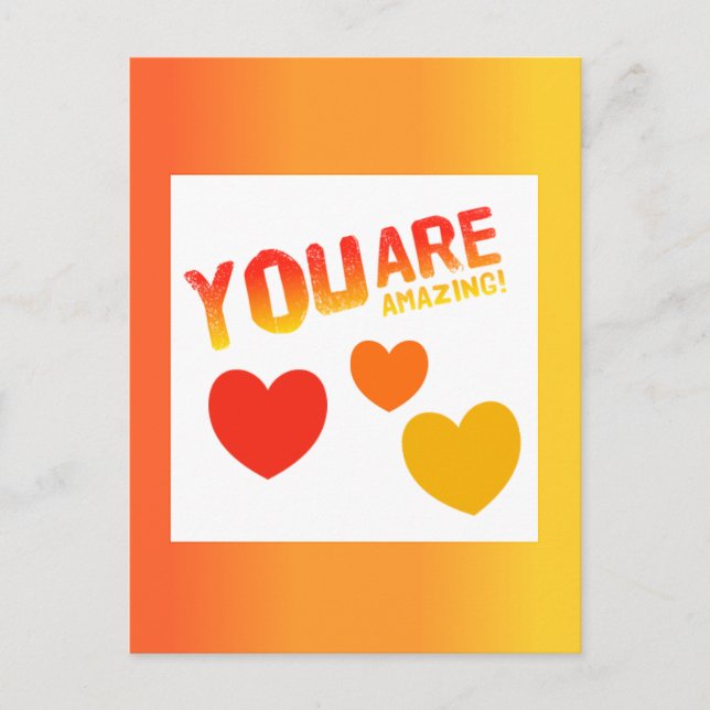 Postal Eres Un Imán Increíble (Anverso)