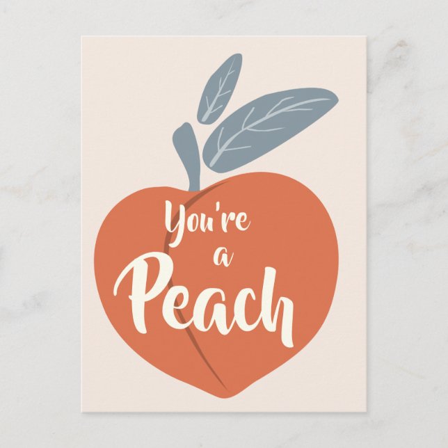 Postal Eres un Peach (Anverso)